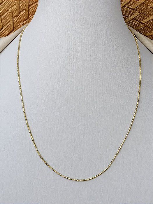 Gargantilha Rabo de Rato - Semijoia 18k - MC989-990