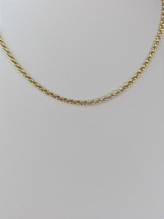 Gargantilha Elo Português - Semijoia 18k - MC998-17170