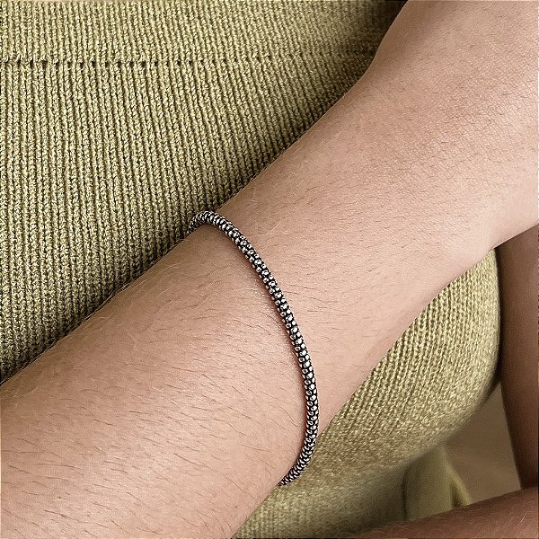 Pulseira Bali Pikun - Prata 925 - Cor Envelhecida - MP613-46278