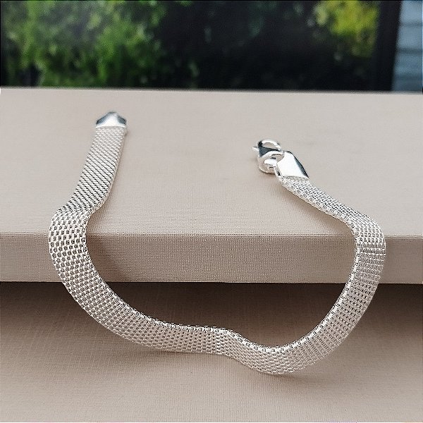 Pulseira Esteira - Prata 925 - MP674-X486