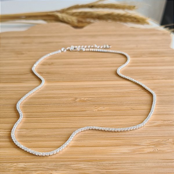 Gargantilha Choker Riviera - Prata 925 - MG302-95570
