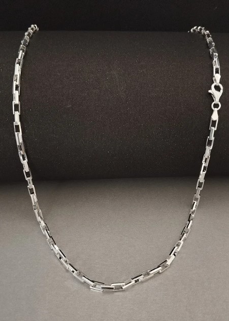 Corrente Cartier - 4mm - 23.7g - 70cm - Prata 925