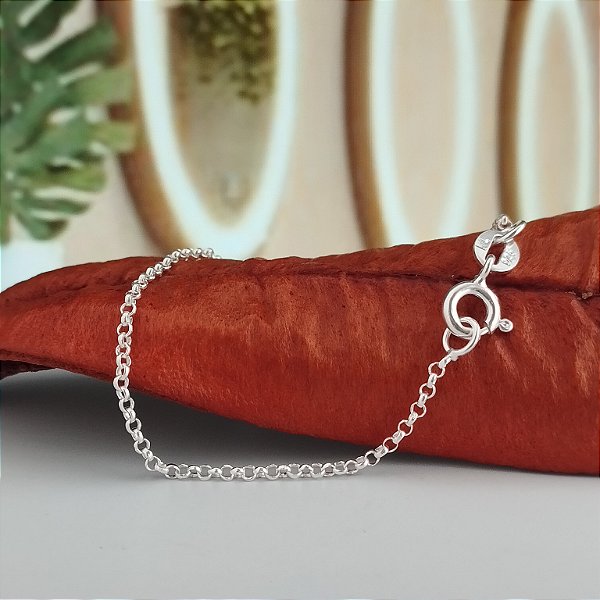 Pulseira Elo Português Fina - Prata 925 - MP756-1278