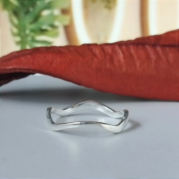 Anel Ondas - Prata 925 - MA306-960