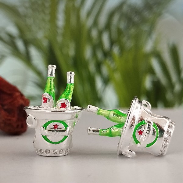 Berloque Balde de Cerveja - Prata 925 - MBL230-25150