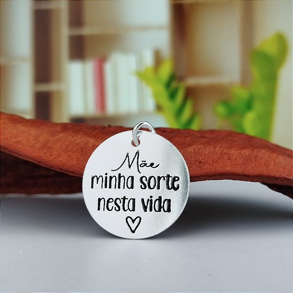 Pingente Mãe C/ Frase - Prata 925 - MPI403-1484