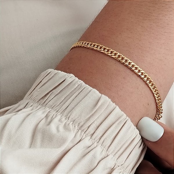 Pulseira Elo Grumet - Semijoia 18k - MP898-12130
