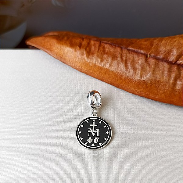 Berloque Medalha Milagrosa N. S. das Graças - Prata 925 - MBL258-22132