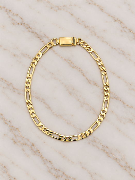 Pulseira Masculina 3 Por 1 - 4mm - Semijoia 18k - MP917