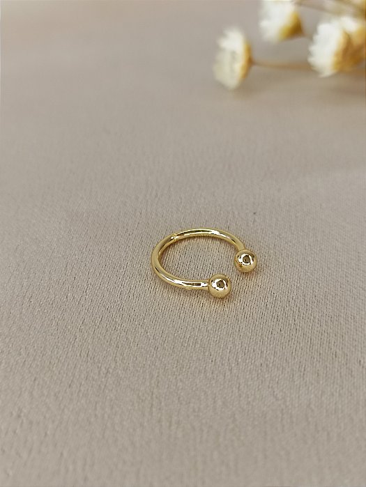 Piercing Fake Liso - Semijoia 18k - B127-456