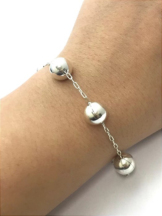 Pulseira Cartier Com Bolas - Prata 925 - MP939-55330
