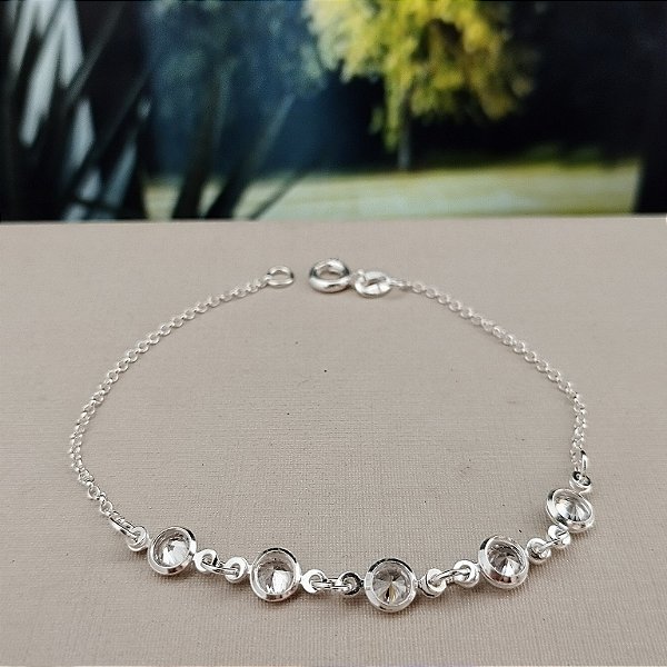 Pulseira Com Zircônias - Prata 925 - MP943-21130