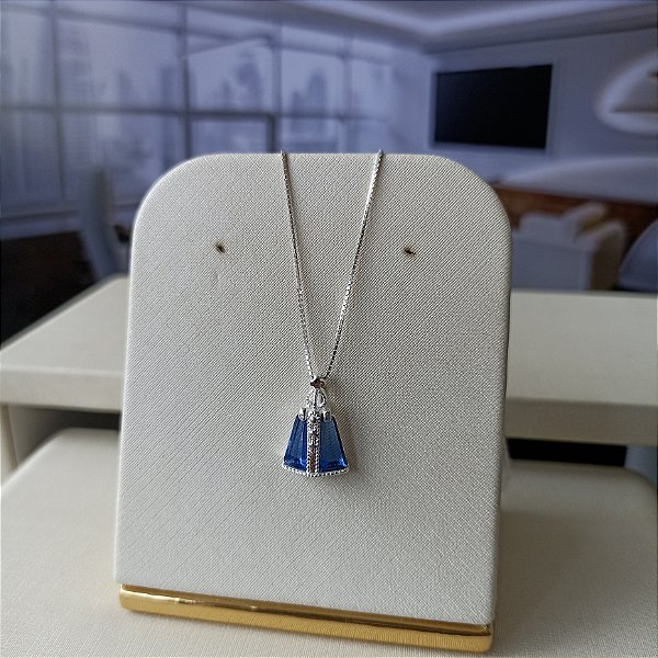 Gargantilha Nossa Senhora Aparecida - Prata 925 - MG771-38228