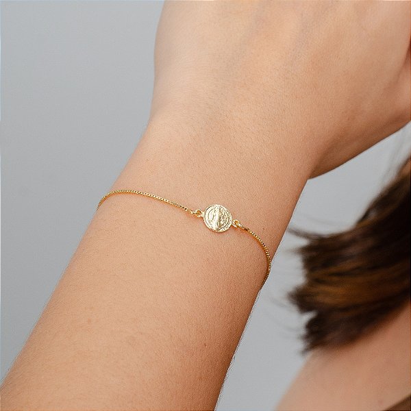 Pulseira São Bento - Semijoias 18k - MP989-08120