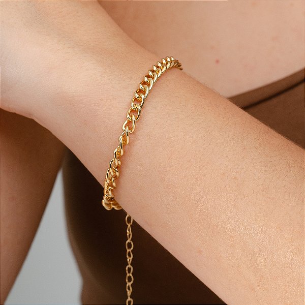 Pulseira Elos - Semijoias 18k - P31-13160