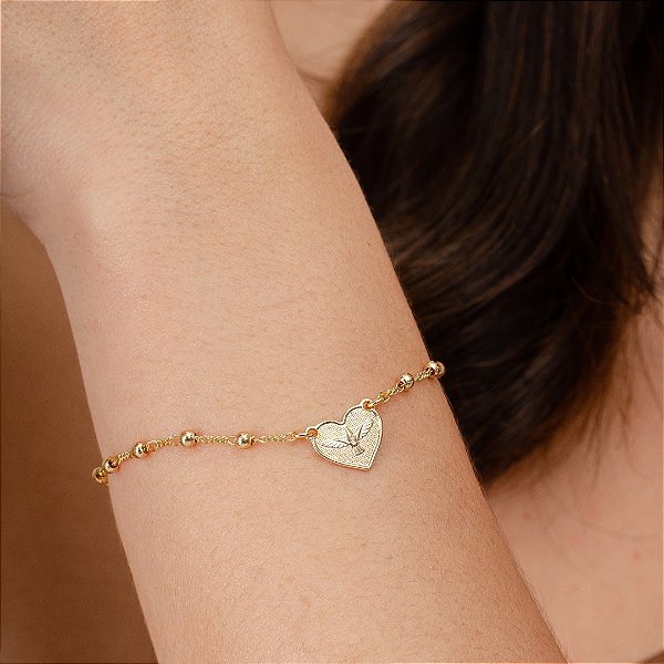 Pulseira de Bolinhas Espírito Santo - Semijoias 18K - P66-13150