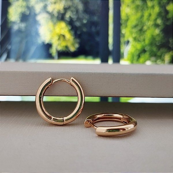 Argola Lisa - Semijoia 18k - B333-09130