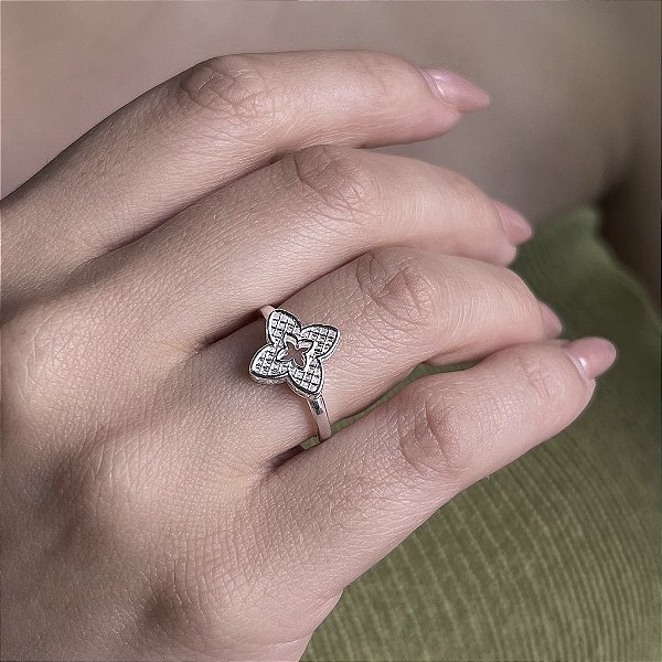 Anel Trevo - Prata 925 - MA521-28168