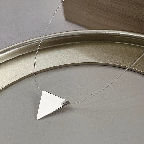 Gargantilha Geométrica Nylon - Prata 925 - MG811-19120