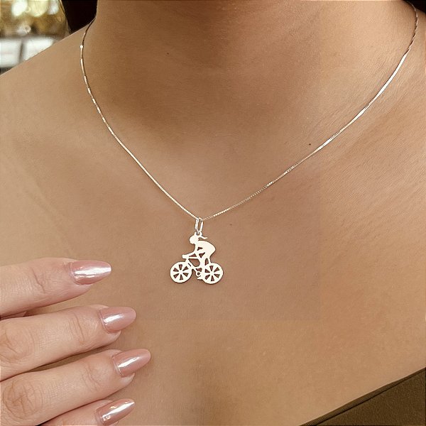 Gargantilha Ciclista - Prata 925 - MG821-27188