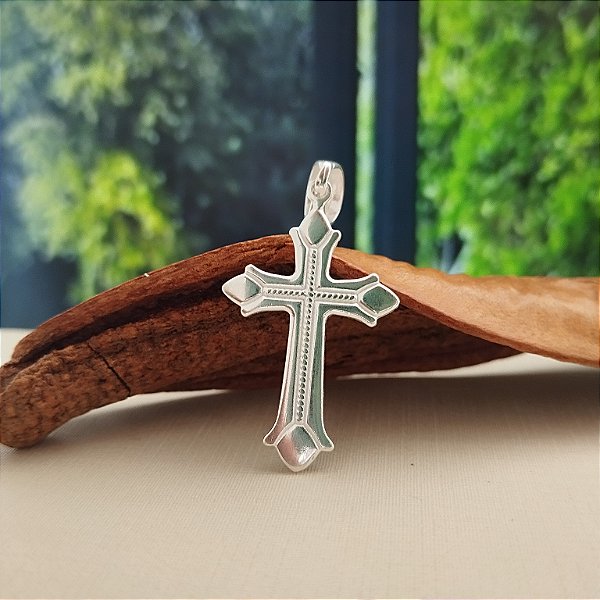 Pingente Crucifixo - Prata 925 - MPI448-X120