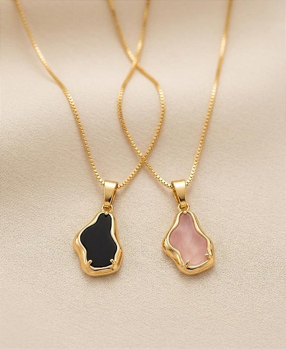 Gargantilha Orgônica - Semijoia 18k - MG900-X150