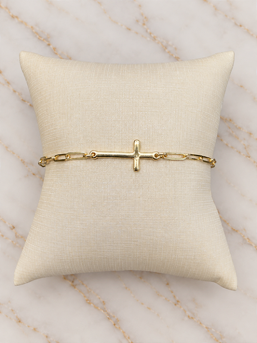 Pulseira Masculina Elo Cartier- Semijoia 18k- P235