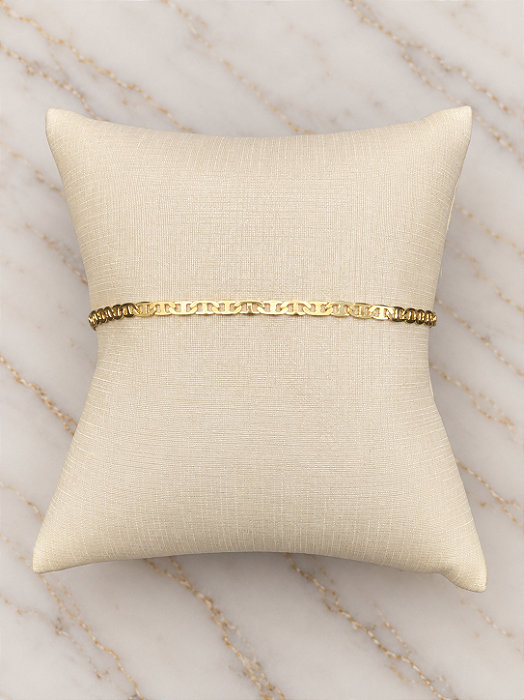 Pulseira Masculina Tampa De Latinha- Semijoia 18k- P233