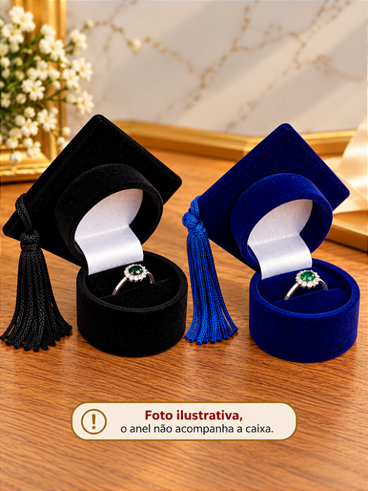 Capelo Para Anel de Formatura Veludo - CAP