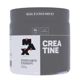 Creatina monohidratada 300 gramas Max Titanium