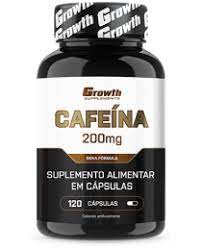 Cafeína (Termogênico) 200 mg 120 capsulas- Growth Suplementos