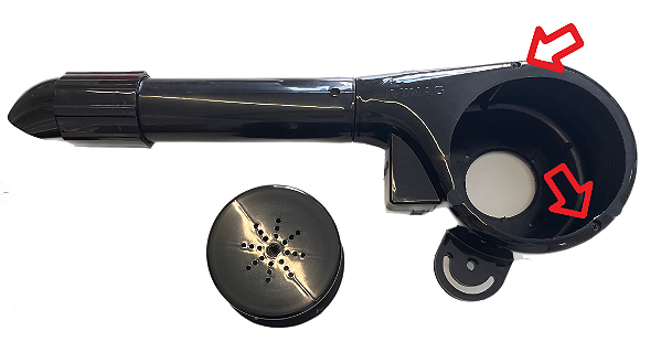 Corpo Plástico Completo para Secador Minag - Preto (incluso jogo de parafusos personalizados)