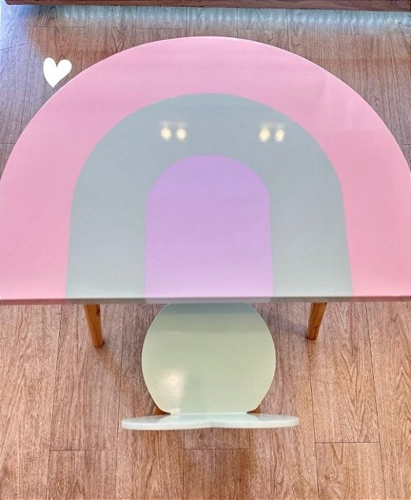 Mesa Infantil Arco-íris