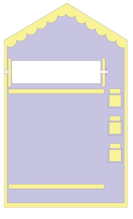 Escolinha Plotter Casinha Babado