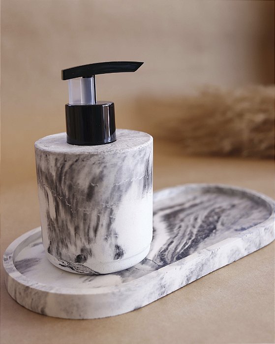 Kit Lavabo concreto - 2 peças