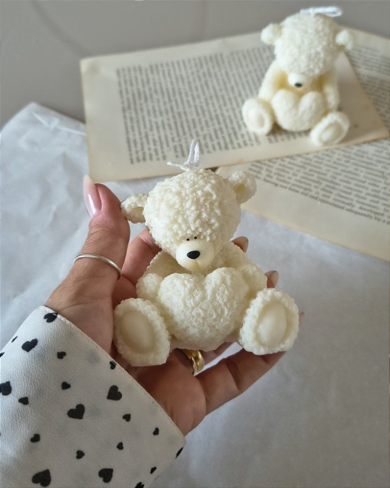 Vela Urso Teddy Decor