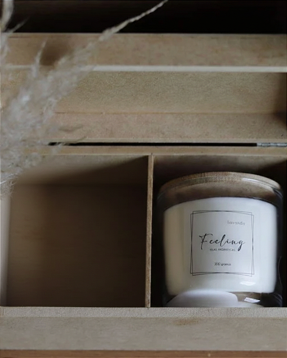 Vela presentar: vela + caixa