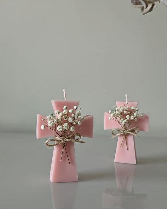 Vela Cruz Lembrancinha 10 unid