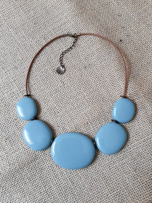 Colar Lyra azul