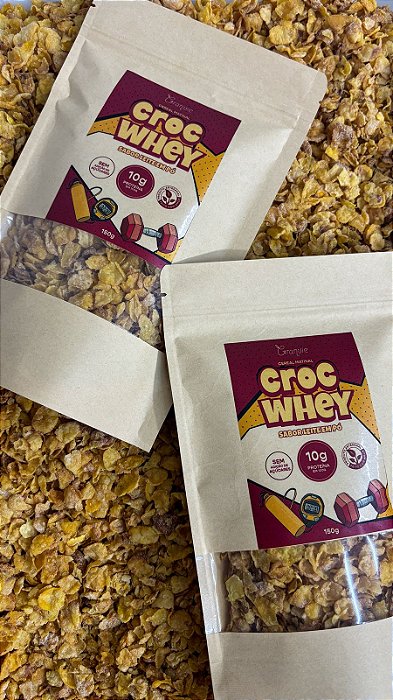 LANÇAMENTO CROC WHEY Sabor Leite em Pó