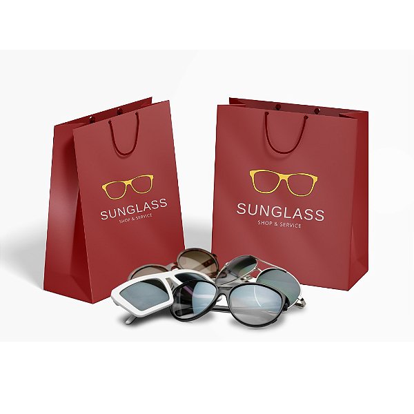 Sacola Para Ótica (LAP 20 x 24x 12 cm) (EM ATÉ 6X SEM JUROS)