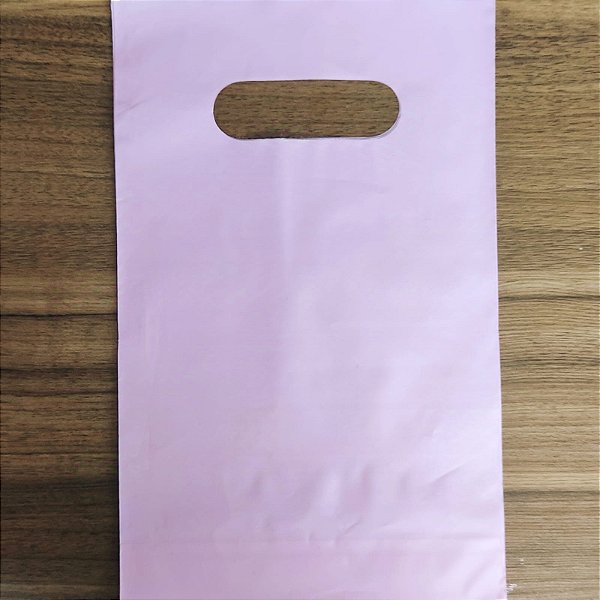 Sacola Vazada Boca Palhaço Fundo Sanfona Rosa Claro - Cod 1409 (QUEIMÃO)