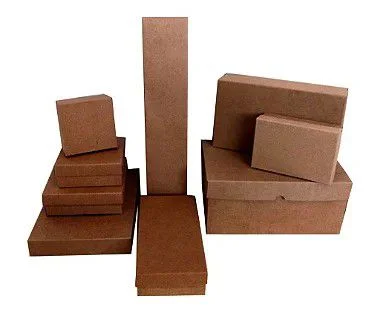 Caixa 20x12x05 0192 Kraft 420gr Tampa Kraft - Cod 1159