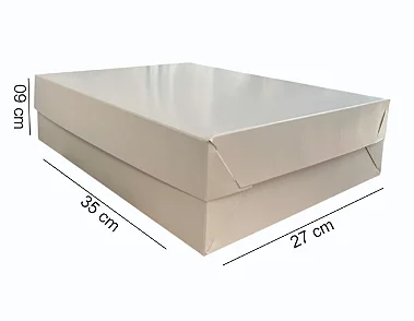 Caixa 35x27x09 0305 Branca Triplex 350g  *dsm - Cod 1457