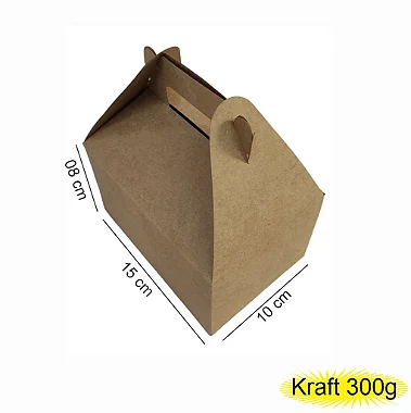 Caixa Maleta 15x10x08 2592 Kraft 300g sem visor - Cod 1205