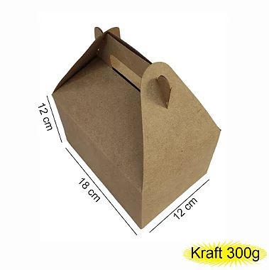 Caixa Maleta 18x12x12 2592 Kraft 300g sem visor - Cod 1206