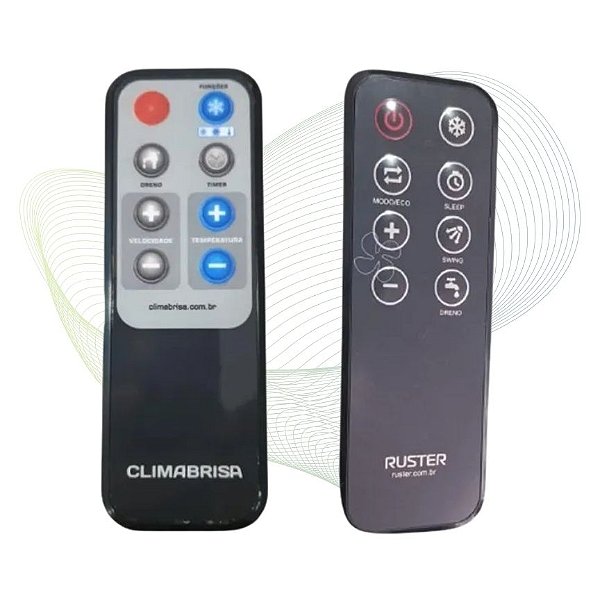 Controle Remoto Preto para Inversores Hartek