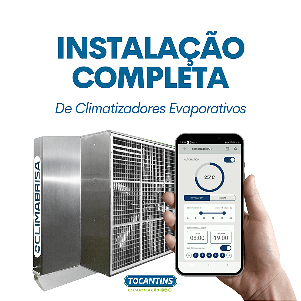 Instalação de Climatizadores Evaporativos em Araguaína