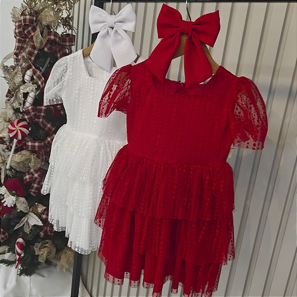 Vestido Sininho de Natal 04 ao 12
