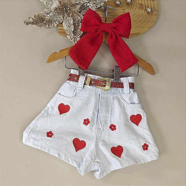Short Corações Natal 02 ao 10